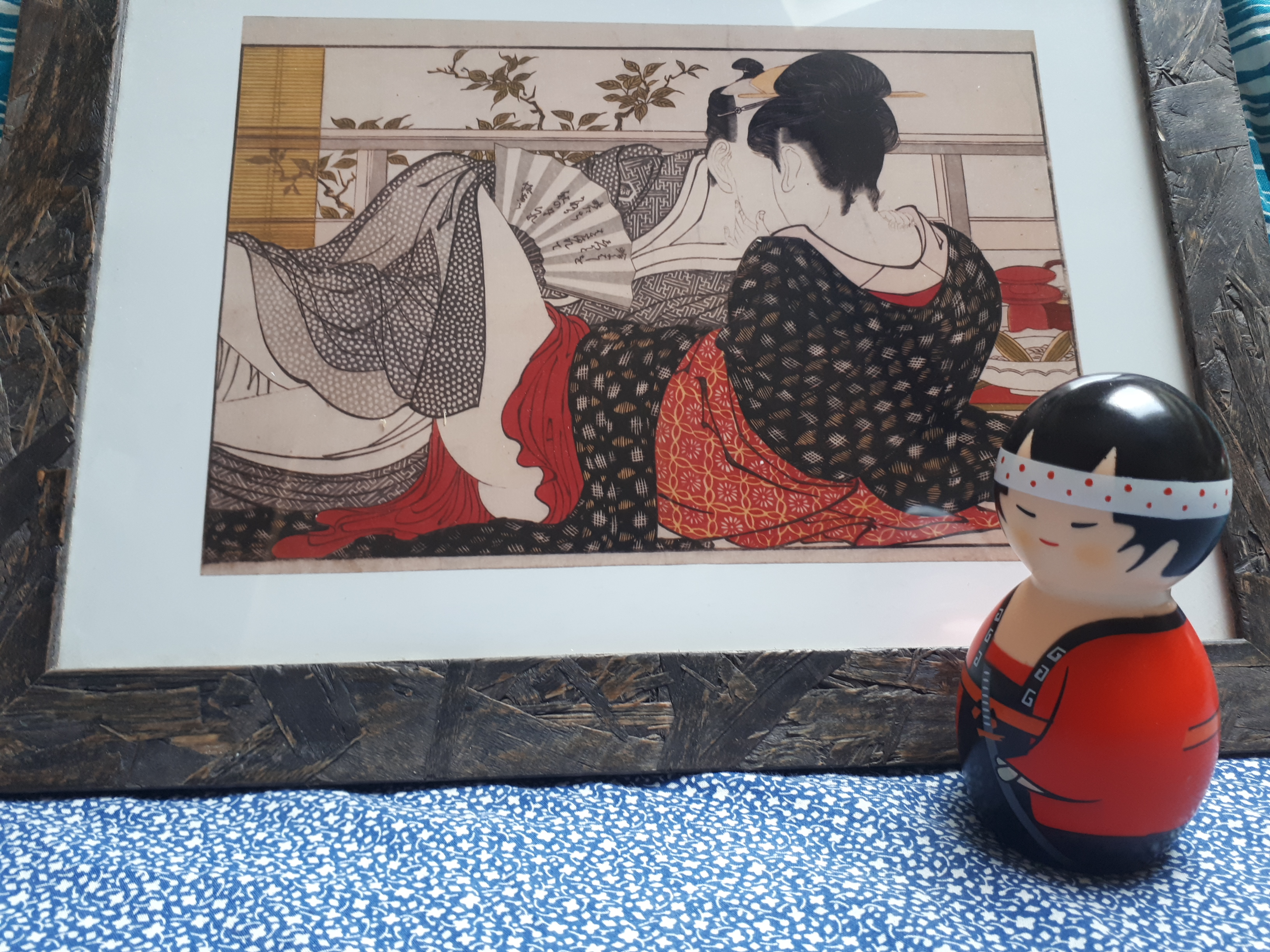 Kokeshi e poem of the pillow di Utamaro